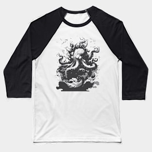 octopus at the sea Baseball T-Shirt